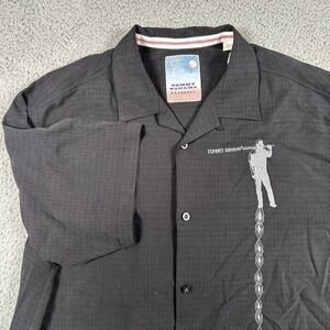 Tommy Bahama Baseball‎ Mens Shirt XL Black Arizona Diamondbacks Button Up